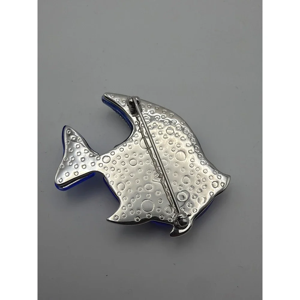 Vintage Swarovski Crystal Colina Exotic Fish Brooch 659350 Sighed Retired